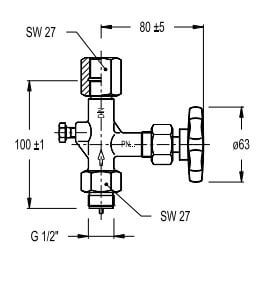 Tekening manometer