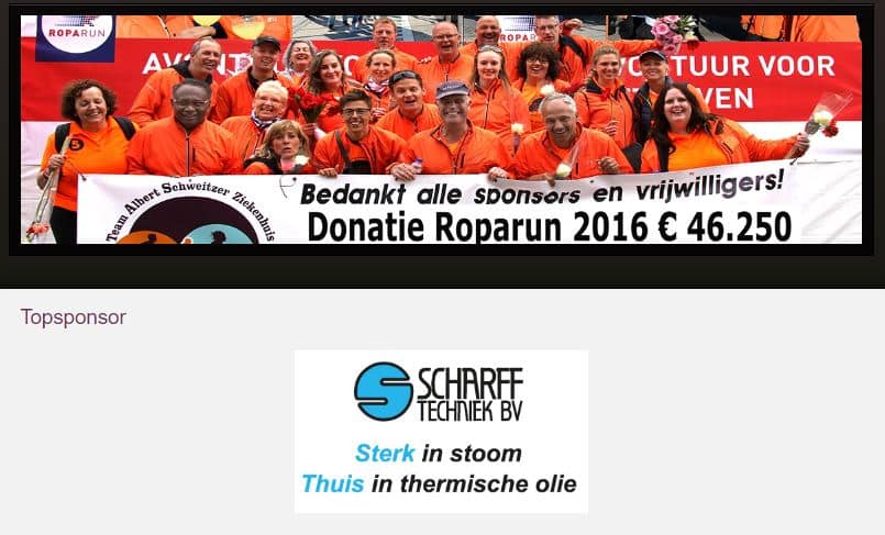 Scharff Techniek Topsponsor!